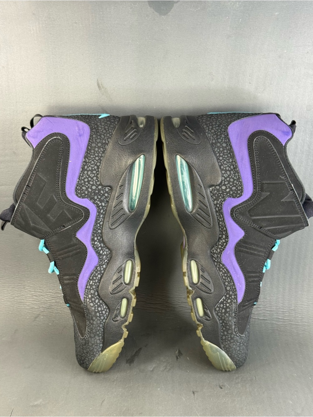 Nike Air Griffey Max 1 Purple Venom athletic sneaker shoes men’s size 13 - Picture 5 of 8